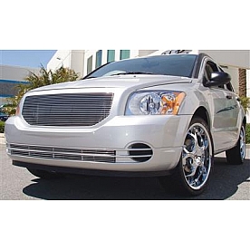 T-Rex Truck Products Grille Insert - Horizontal Bar Rectangular Polished Aluminum - 20477