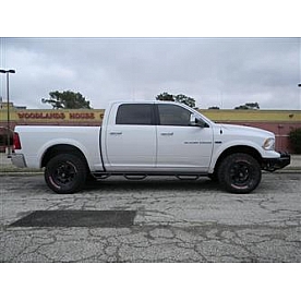 N-Fab Nerf Bar - Truck Wheel to Wheel Black Matte Textured Powder Coated Steel Round - D1594CC-6-TX