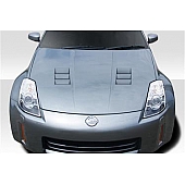 Extreme Dimensions Hood - Fiberglass Reinforced Plastic Black - JGTC - 113606