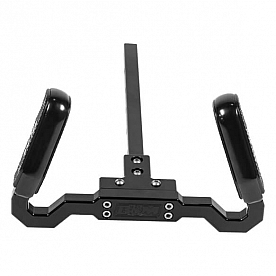 B&M Interior Grab Bar Anodized Aluminum Black - 81154