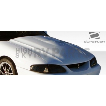 Extreme Dimensions Hood - Primered Fiberglass Black - 104708-2