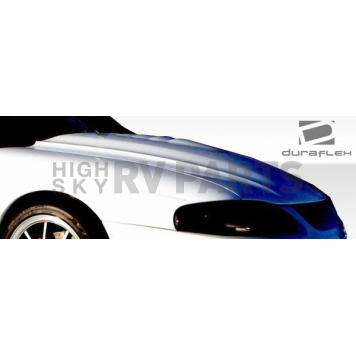 Extreme Dimensions Hood - Primered Fiberglass Black - 104708-3