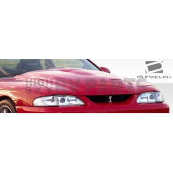 Extreme Dimensions Hood - Primered Fiberglass Black - 104708-5