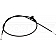 Dorman (OE Solutions) Hood Release Cable 3.375 Feet - 912467