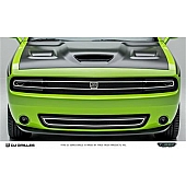 DJ Grilles Grille Insert - Black Frame And Mesh Stainless Steel Trim - DJ14191