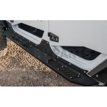 BODYGUARD Running Board Black Powder Coated Steel Stationary - 95441T-1