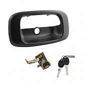 Bully Truck Tailgate Lock - Manual Matte Plastic Black - LH-003