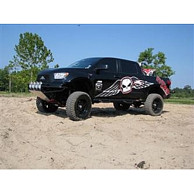 N-Fab Nerf Bar - Truck Wheel to Wheel Black Matte Textured Powder Coated Steel Round - T0786CC-TX