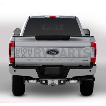 ZROADZ Truck Step Black Gloss Powder Coated Steel With Two 3 Inch LED Light Pods - Z390011-1