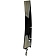 Help! By Dorman Exterior Door Handle - Plastic Black Single - 77182B