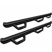 N-Fab Nerf Bar - Truck Wheel to Wheel Black Matte Textured Powder Coated Steel Round - T1690CC-6-TX