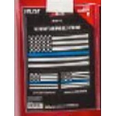 Pilot Automotive Decal - Blue Strip American Flag   - GRP-668
