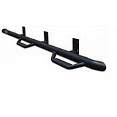 N-Fab Nerf Bar - Truck Wheel to Wheel Black Matte Textured Powder Coated Steel Round - G1583CC-TX
