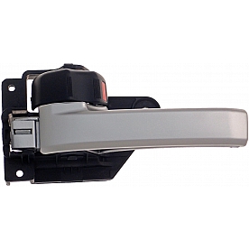 Help! By Dorman Interior Door Handle - Plastic Black Housing With Silver Lever And Black Knob Single - 83946
