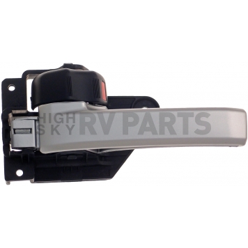 Help! By Dorman Interior Door Handle - Plastic Black Housing With Silver Lever And Black Knob Single - 83946