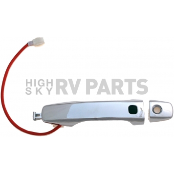 Help! By Dorman Exterior Door Handle - Plastic Silver Single - 83673