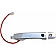 Help! By Dorman Exterior Door Handle - Plastic Silver Single - 83673