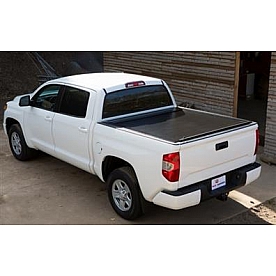Pace Edwards Tonneau Cover Hard Manual Retractable Black Matte Powder Coated Aluminum - FMTA09A37