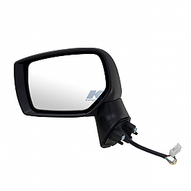 K-Source Exterior Mirror Electric OEM Black Single - 71526U