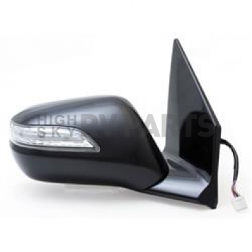 K-Source Exterior Mirror Electric OEM Black Single - 63039H