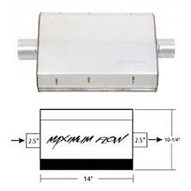 Hooker Headers Maximum Flow Exhaust Muffler - 21614HKR