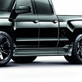 Air Design Side Skirt - Satin ABS Plastic Black - GM24A136