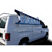 KargoMaster Ladder Rack Drop Down Mechanism White Steel - 40963