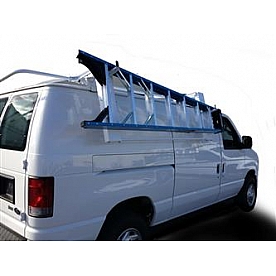 KargoMaster Ladder Rack Drop Down Mechanism White Steel - 40963