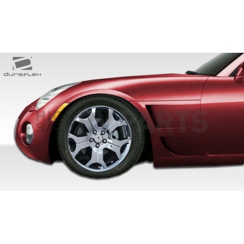 Extreme Dimensions Fender - Fiberglass Black Primered Set Of 2 - 106230-1