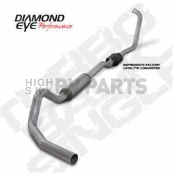 Diamond Eye Exhaust Turbo Back System - K4334A