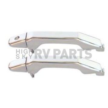 All Sales Exterior Door Handle -  Polished Aluminum Set Of 2 - 951