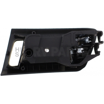Help! By Dorman Interior Door Handle - Plastic Black Housing With Silver Lever Single - 82628-1