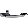 Help! By Dorman Exterior Door Handle - Plastic Silver Single - 80607