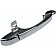 Help! By Dorman Exterior Door Handle - Plastic Silver Single - 80607