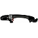 Help! By Dorman Exterior Door Handle - Plastic Black Single - 81379