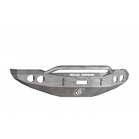 Road Armor Bumper Stealth Pre-Runner 1-Piece Design Steel Natural - 99034Z