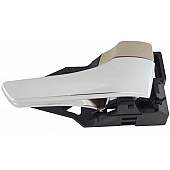 Help! By Dorman Interior Door Handle - Lever Plastic Silver And Brown Knob Single - 91370