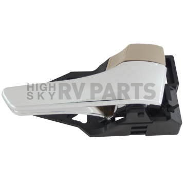 Help! By Dorman Interior Door Handle - Lever Plastic Silver And Brown Knob Single - 91370