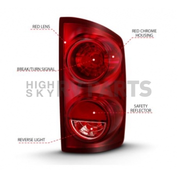 ANZO USA Tail Light Assembly 311309-4