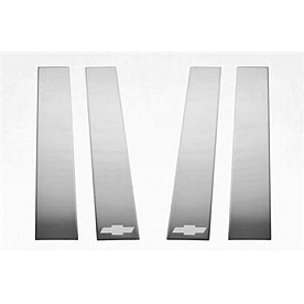 Putco Body Pillar Cover - Polished Stainless Steel Silver Set of 4 - 402670GM1