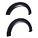 EGR Fender Flare - Black ABS Textured Plastic Matte Set Of 2 - 753014R