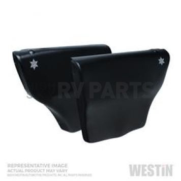 Westin Public Safety Door Protector - ABS Plastic Black Set Of 2 - 3515015