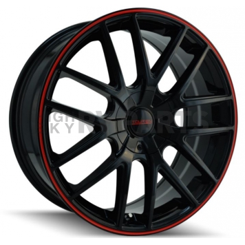 Touren Wheels TR60 - 20 x 8.5 Black With Red Ring - C000001977