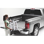 Roll-N-Lock Bed Cargo Divider Flip-Up Aluminum Black - CM122