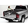 Roll-N-Lock Bed Cargo Divider Flip-Up Aluminum Black - CM223