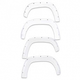 EGR Fender Flare - Bright White - Vehicle Color Code PW7 ABS Plastic Gloss Set Of 4 - 792754PW7