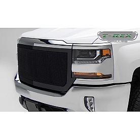 T-Rex Truck Products Grille Insert - Mesh Rectangular Black Powder Coated Steel - 51127
