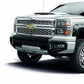 Air Design Bumper Guard - Satin Black/ Silver Polyurethane - GM24A03