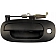 Help! By Dorman Exterior Door Handle - Plastic Black Single - 80181