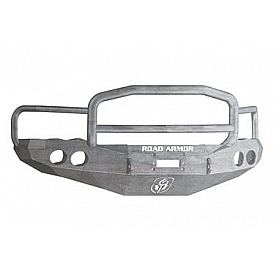 Road Armor Bumper Stealth Lonestar 1-Piece Design Steel Natural - 44045Z